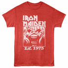 Iron Maiden Est 1975 Red Heather T-Shirt