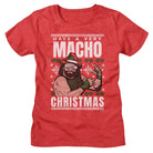 Macho Man Macho Man A Very Christmas Heather Red Women's T-Shirt
