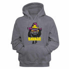 Macho Man Savage AF Gunmetal Heather Hoodie