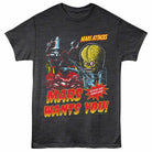 Mars Attacks Defend Our Homeland Black Heather T-Shirt
