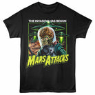 Mars Attacks Invasion Has Begun Black T-Shirt