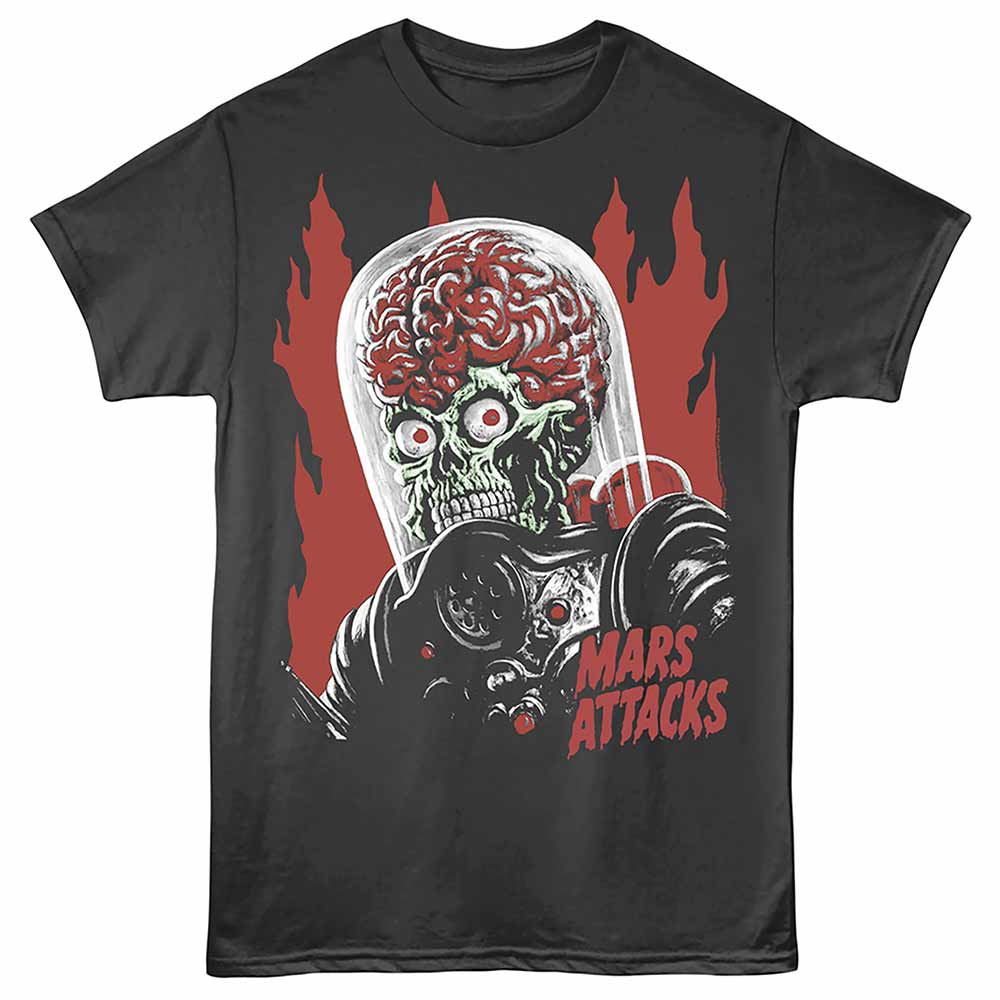 Mars Attacks Alien Attack Smoke T-Shirt