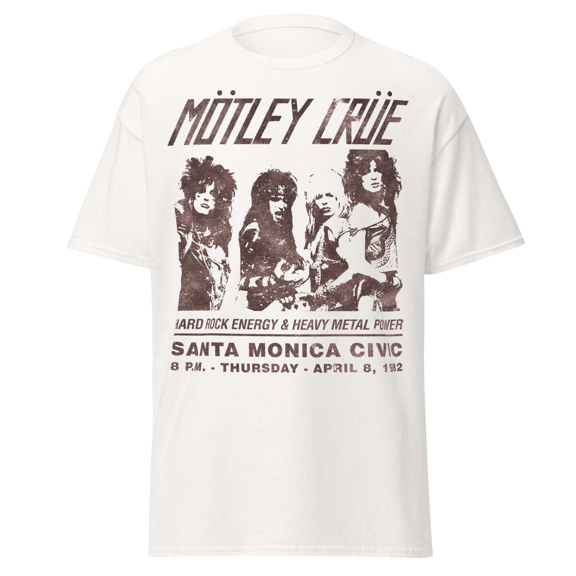 Wholesale Motley Crue '82 Santa Monica T-Shirt