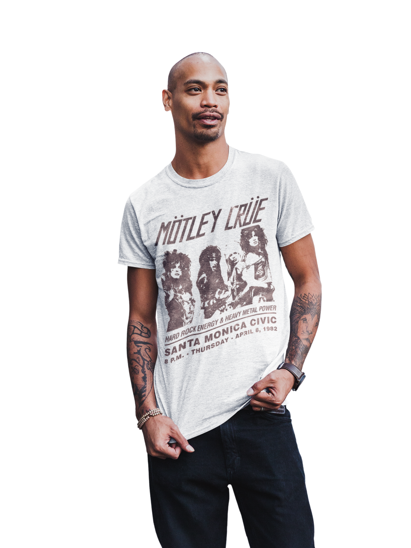 Wholesale Motley Crue '82 Santa Monica T-Shirt