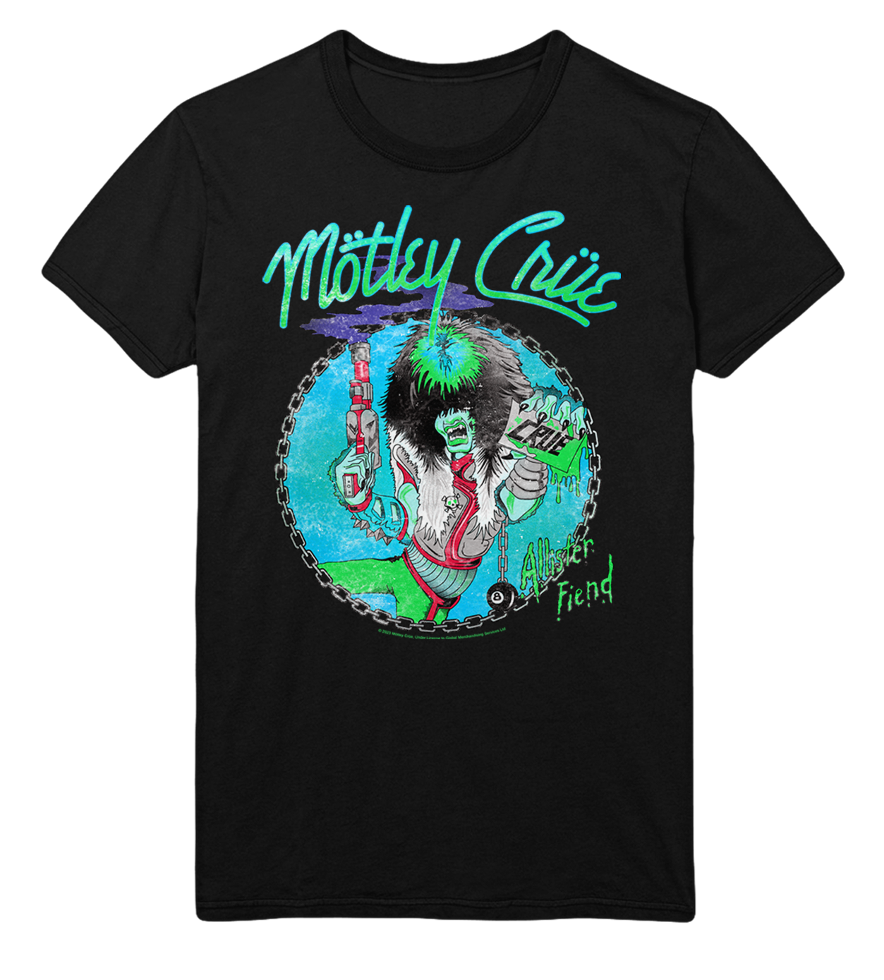 Wholesale Motley Crue Turquoise Allister T-Shirt