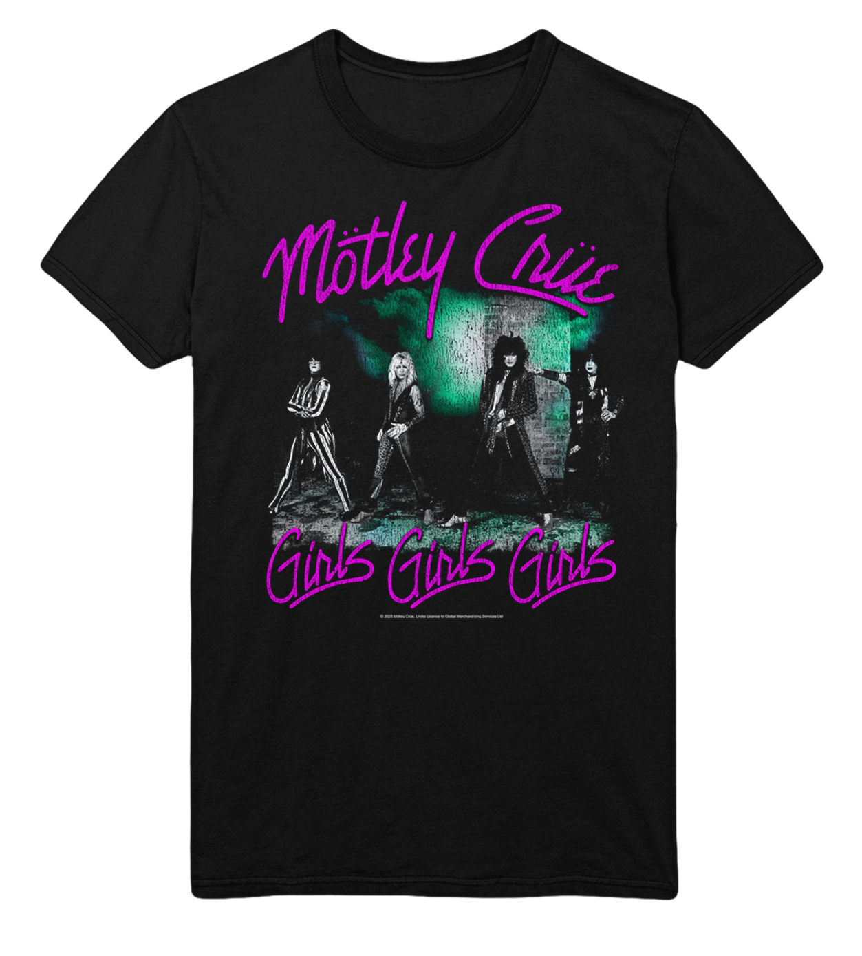 Wholesale Motley Crue Pink Girls T-Shirt