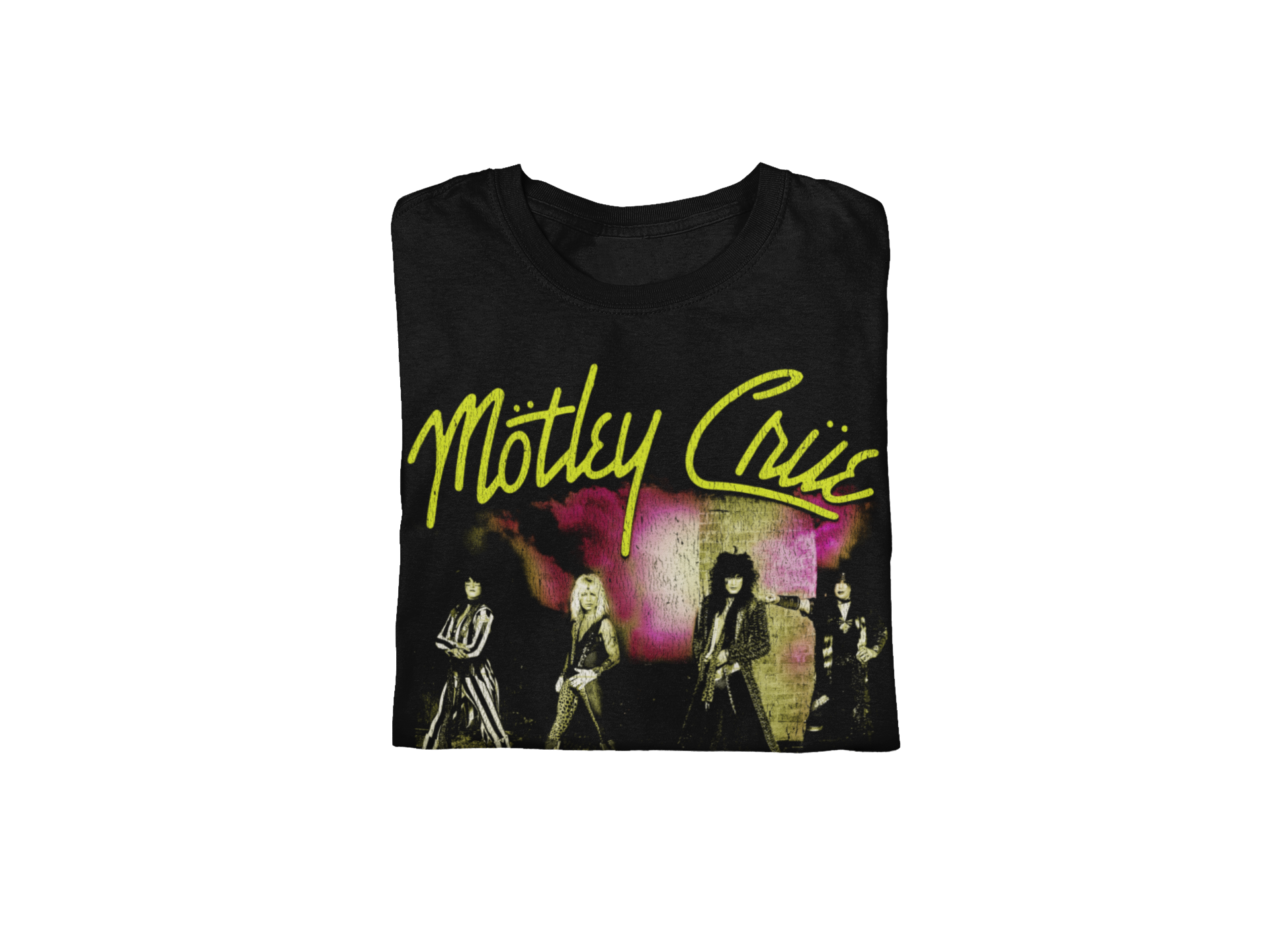 Wholesale Motley Crue Yellow Girls T-Shirt