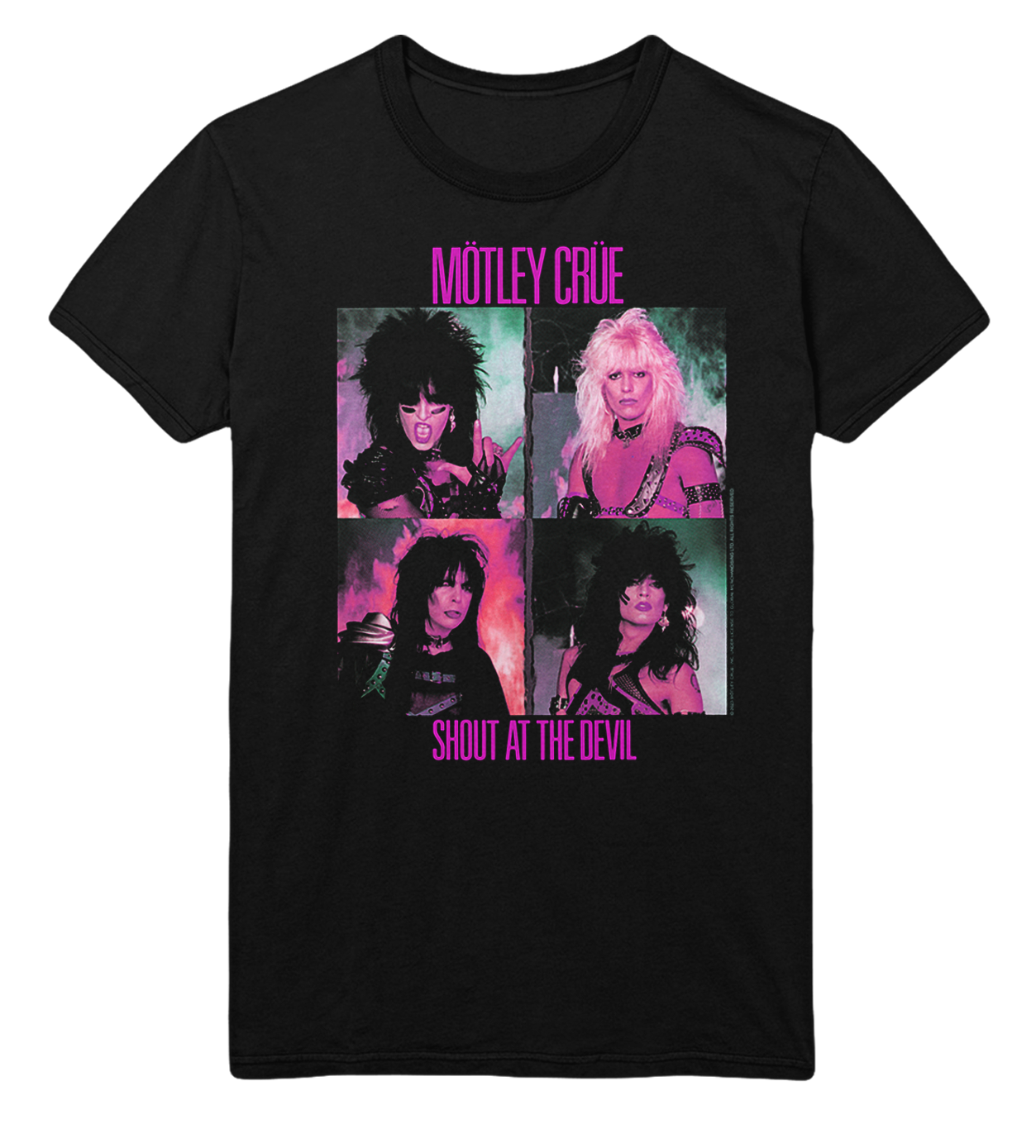 Wholesale Motley Crue Pink Shout T-Shirt