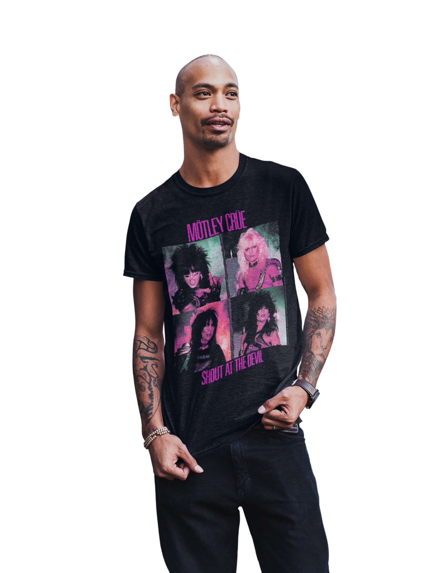 Wholesale Motley Crue Pink Shout T-Shirt