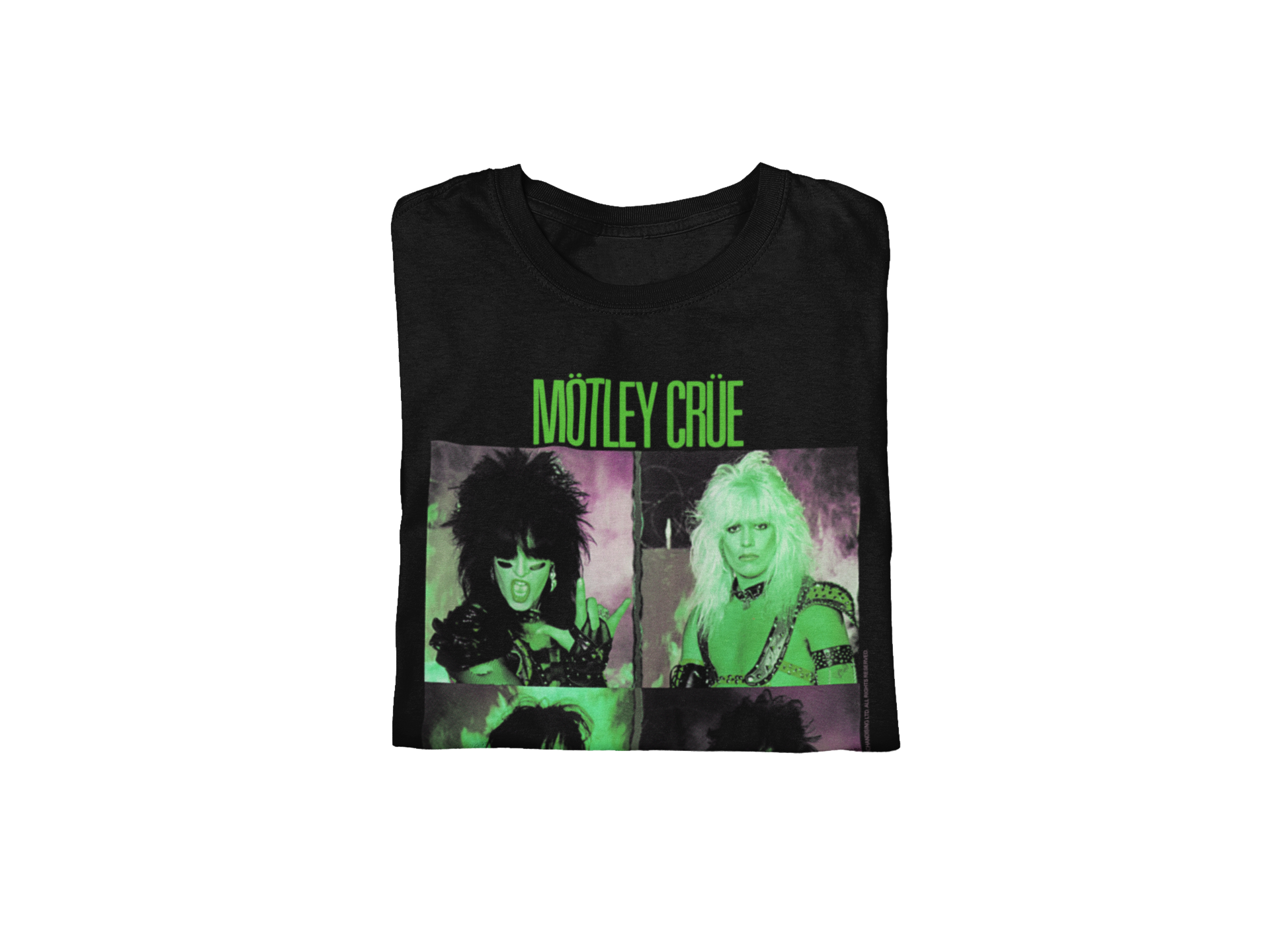 Wholesale Motley Crue Green Shout T-Shirt