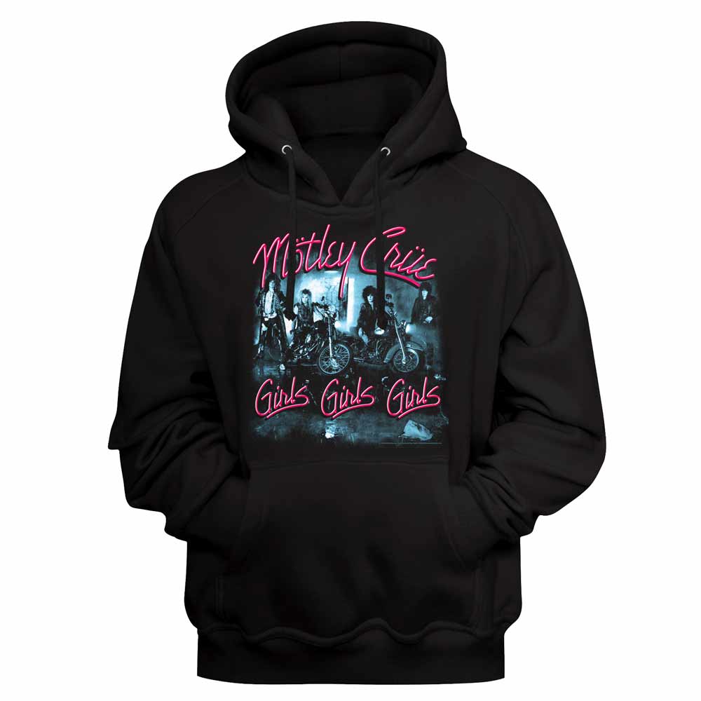 Mötley Crüe Girls Girls Girls Black Hoodie