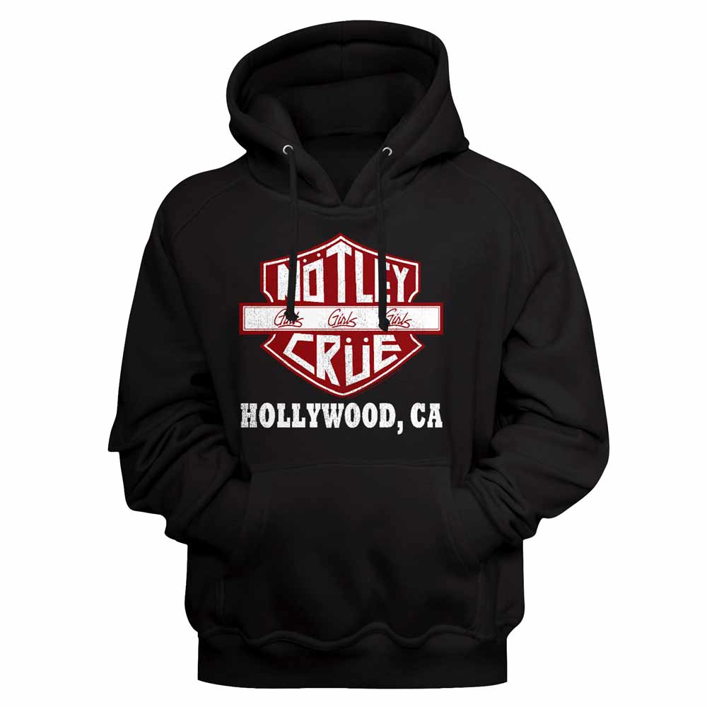 Mötley Crüe Crue Sign Black Hoodie
