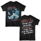 Motley Crue He's the One they Call Black Front & Back Print T-Shirt