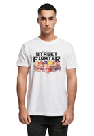 Wholesale Street Fighter t-shirt for your store - Men's T-Shirt Street Fighter Logo 3.0 Graphic Print Tee White (image 1)