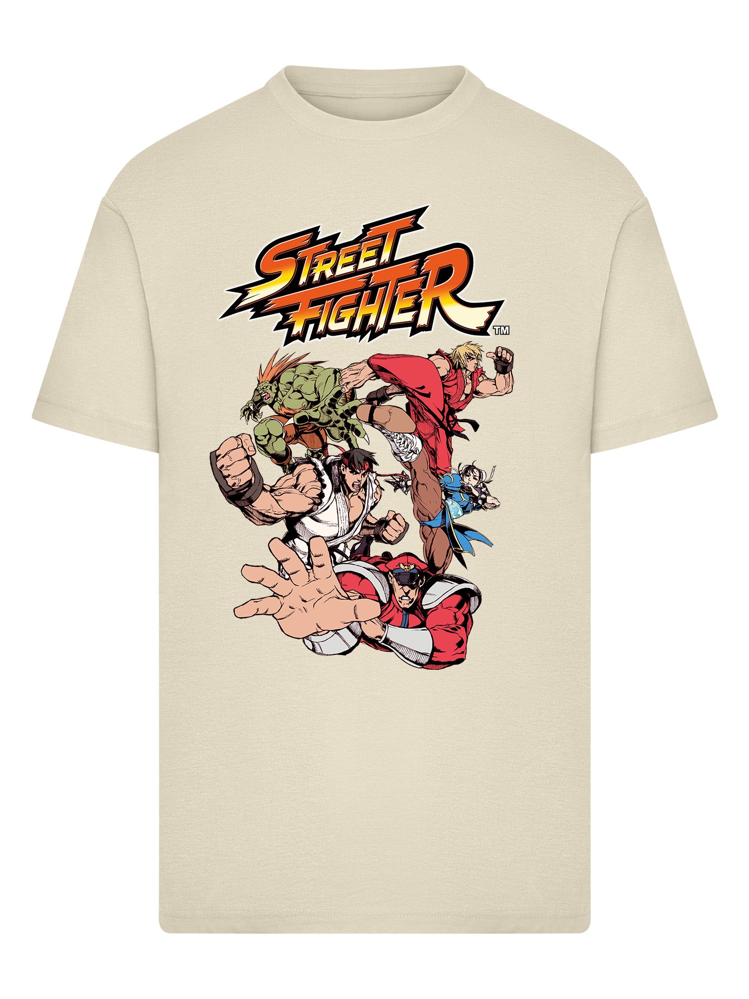Wholesale Street Fighter t-shirt for your store - Men's T-Shirt Street Fighter Logo 4.0 Graphic Print Tee Wet Sand (image 3)