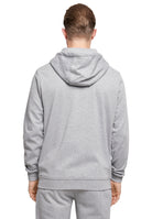 University of Michigan M Print Hoodie - Heather Grey