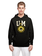 University of Michigan U of M Seal Graphic Print Hoodie - Black