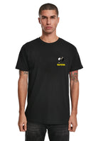 Wholesale Pulp Fiction t-shirt for your store - Men's T-Shirt Pulp Fiction Vince & Mia Graphic Print Tee Black (image 1)