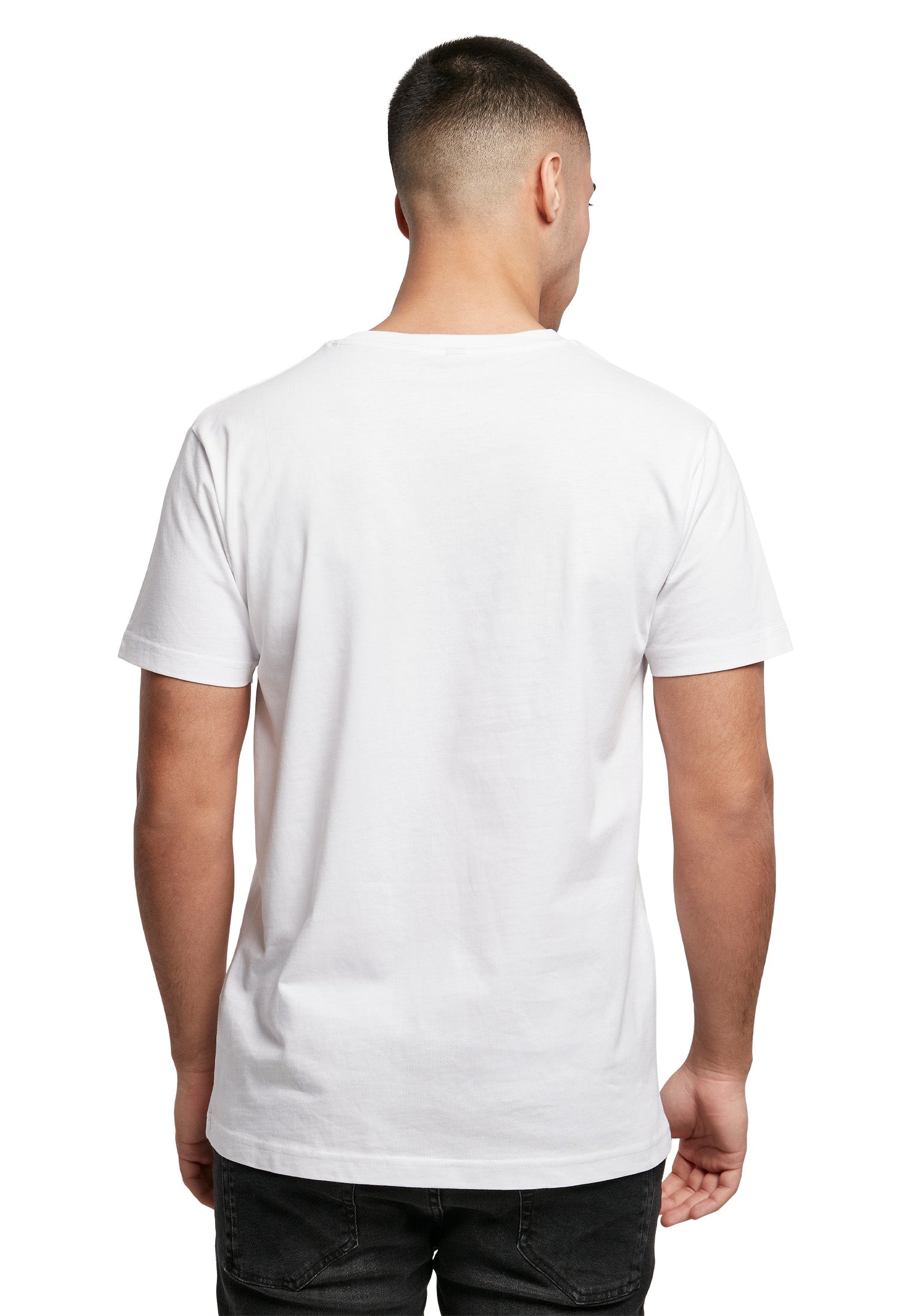 Wholesale Pulp Fiction t-shirt for your store - Men's T-Shirt Pulp Fiction Vince & Mia Graphic Print Tee White (image 2)