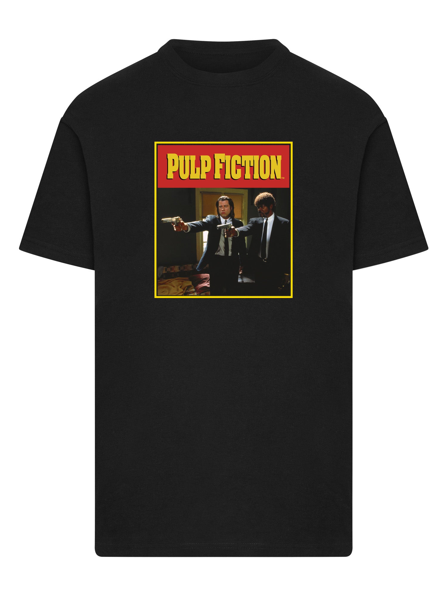 Wholesale Pulp Fiction t-shirt for your store - Men's T-Shirt Pulp Fiction Jules Graphic Print Tee Black (image 3)