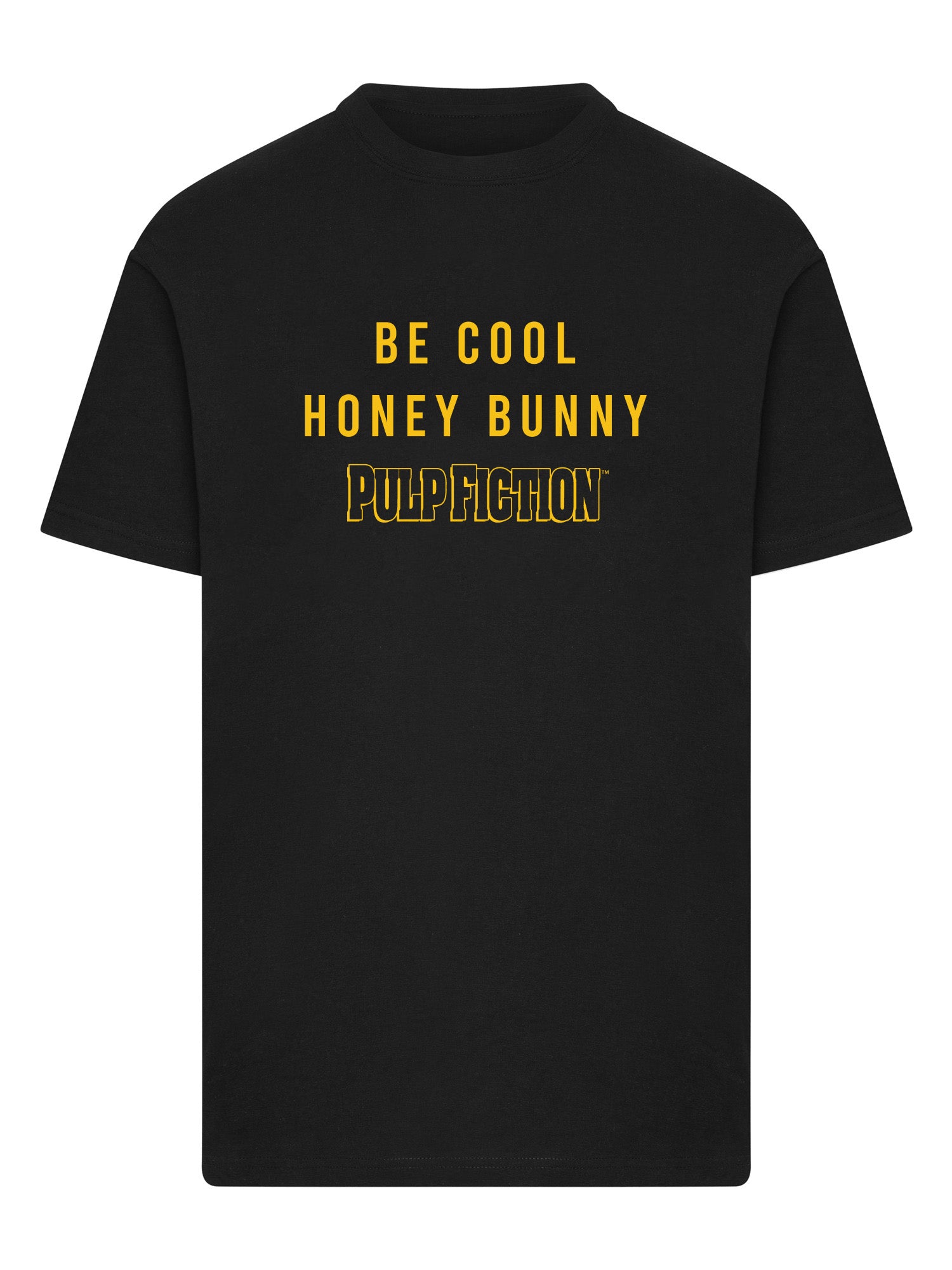 Wholesale Pulp Fiction t-shirt for your store - Men's T-Shirt Pulp Fiction Honey Bunny Graphic Print Tee Black (image 3)