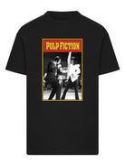 Wholesale Pulp Fiction t-shirt for your store - Men's T-Shirt Pulp Fiction Dance Portrait Graphic Print Tee Black (image 3)