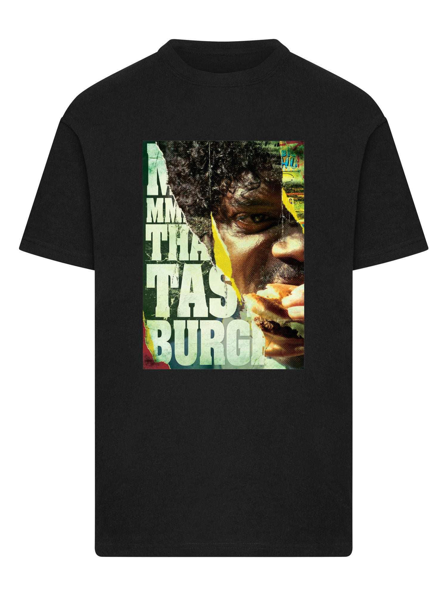 Wholesale Pulp Fiction t-shirt for your store - Men's T-Shirt Pulp Fiction Kahuna Burger Graphic Print Tee Black (image 3)