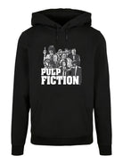 Wholesale Pulp Fiction hoodie for your store - Men's Hoodie Pulp Fiction Cast Graphic Graphic Print Hoodie Black (image 3)