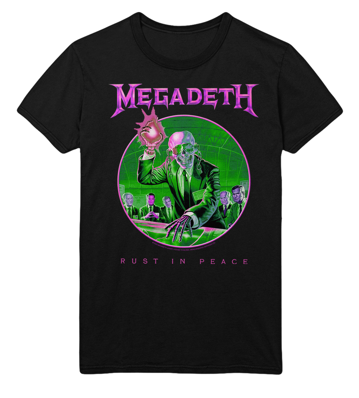 Wholesale Megadeth Purple Rust T-Shirt