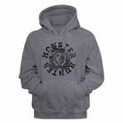 Monster Hunter Mh Circle Gunmetal Heather Hoodie