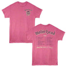 Motorhead Another Perfect Tour Retro Pink Heather Front & Back Print T-Shirt