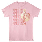 Marilyn Monroe Swept Skirt Repeat Light Pink T-Shirt