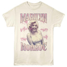 Marilyn Monroe Clouds and Flower Natural T-Shirt