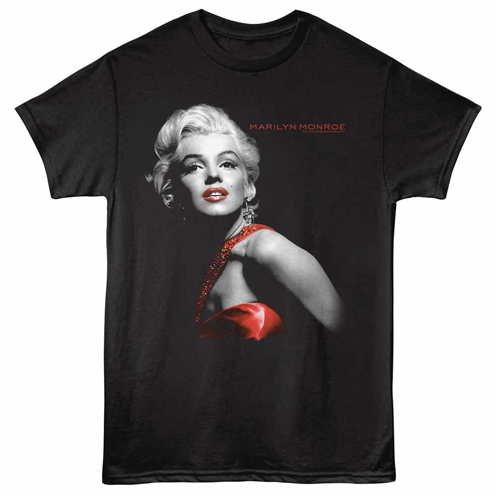 Marilyn Monroe Glamorous Black T-Shirt