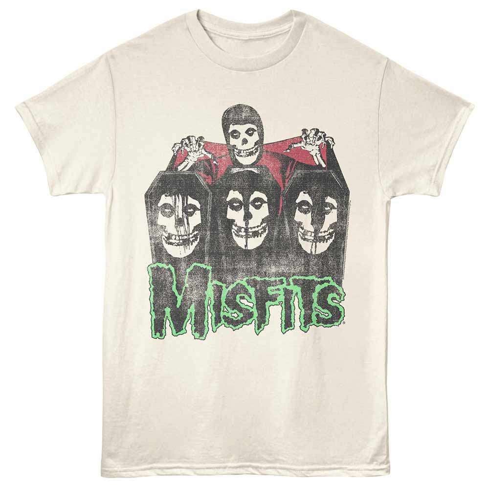 Misfits Coffins Natural T-Shirt