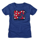 MTV Mtv Spiky Royal Blue Women's T-Shirt
