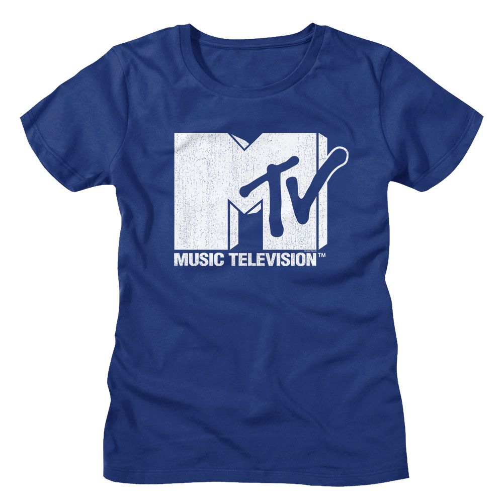 MTV Mtv 1C Royal Blue Women's T-Shirt