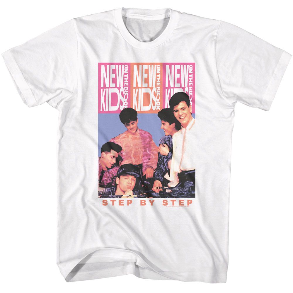 Wholesale New Kids on the Block Triple Logo T-Shirt