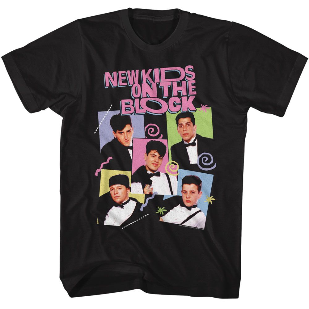 Wholesale New Kids on the Block 90's Designs T-Shirt