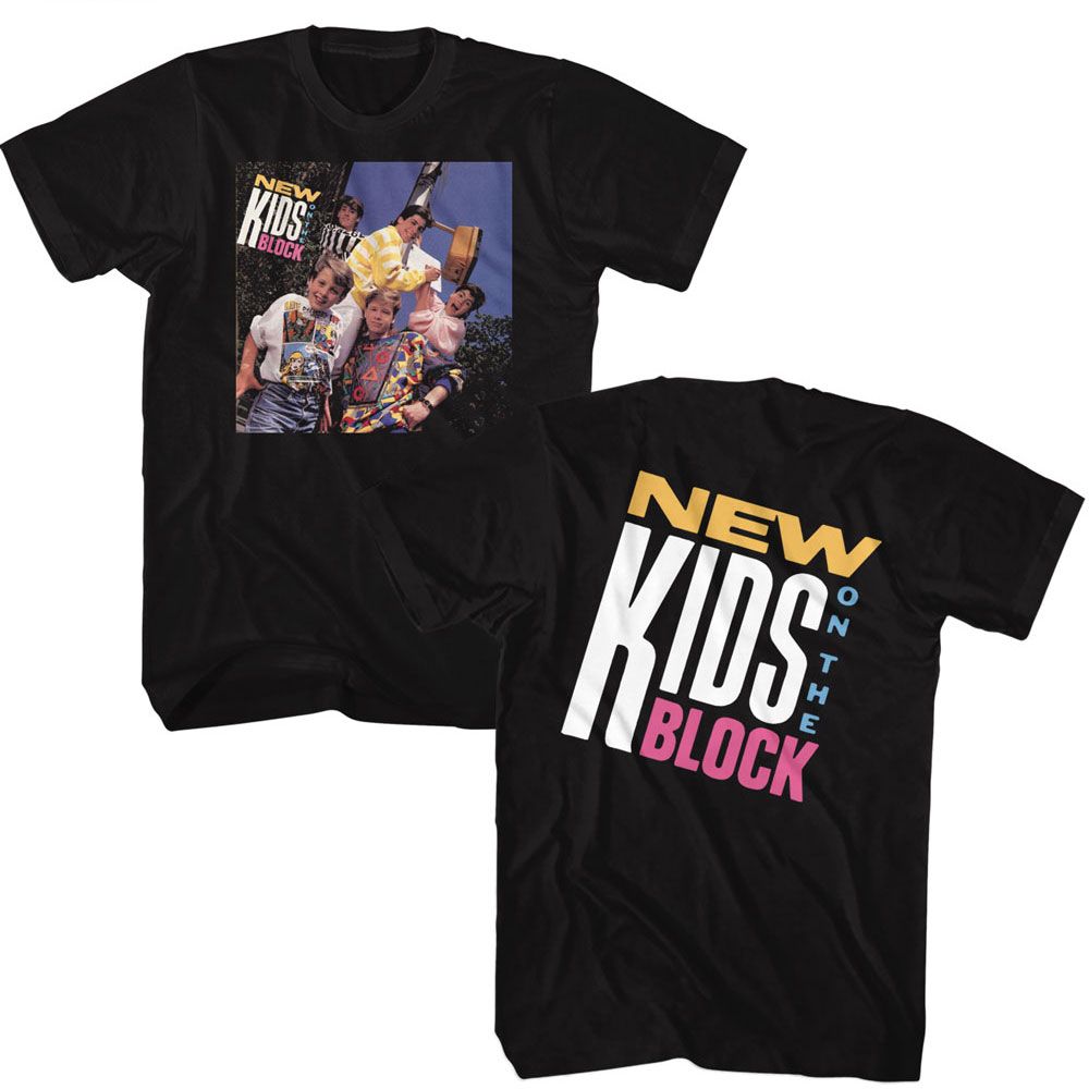 Wholesale New Kids on the Block Debut Album Front and Back T-Shirt