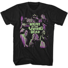 Night of the Living Dead NOTLD Bright Two Tone Black T-Shirt