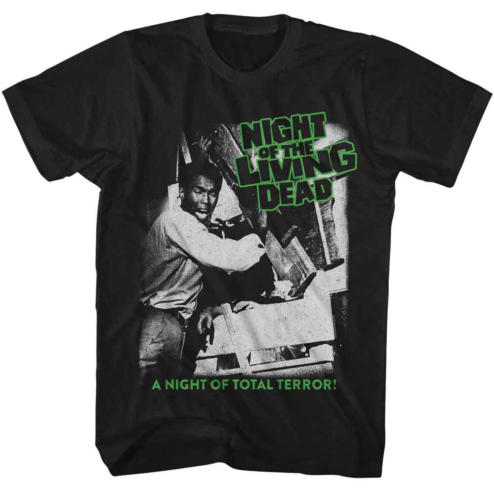 Night of the Living Dead NOTLD Total Terror Black T-Shirt