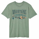 National Parks Smoky Mountains Sunset Basil Vintage Wash T-Shirt