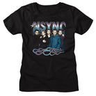 NSYNC Nsync Cool Tones and Flames Black Women's T-Shirt