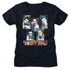 NSYNC Nsync Sparkly Boxes Navy Women's T-Shirt