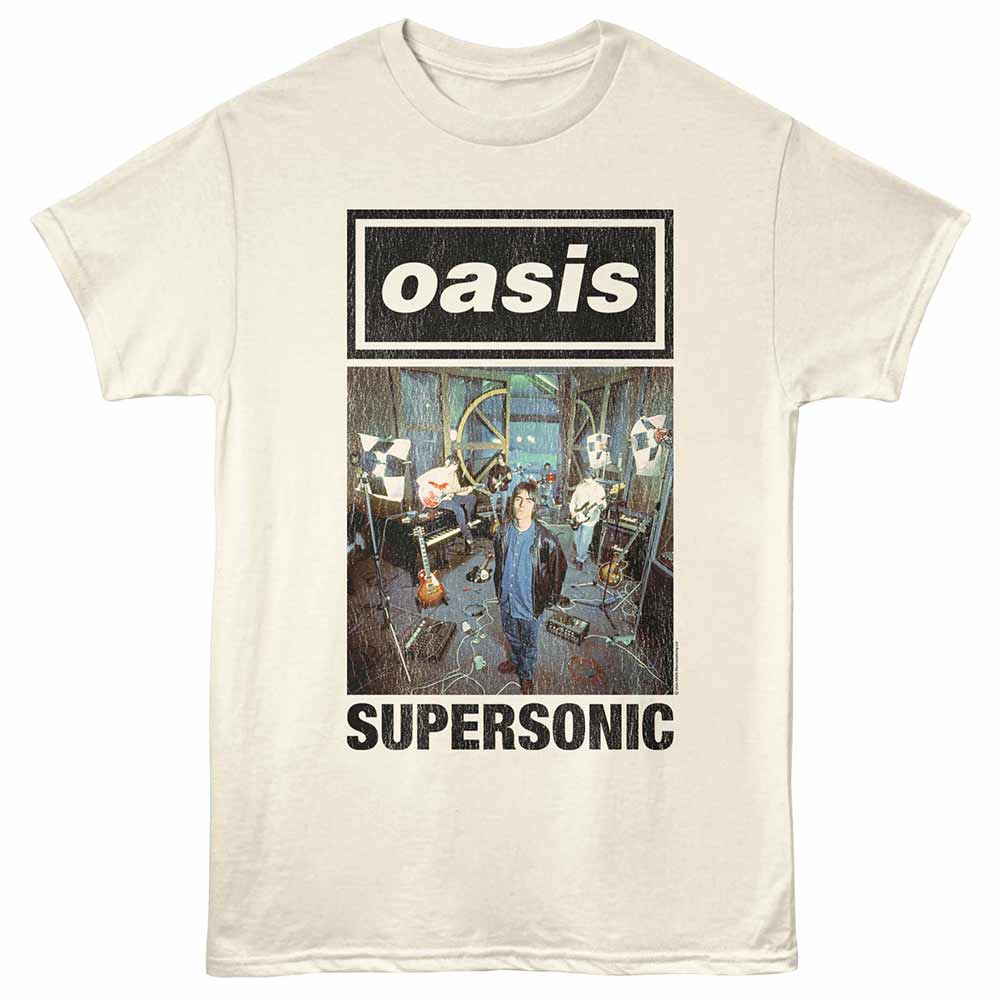 Oasis Supersonic Natural T-Shirt