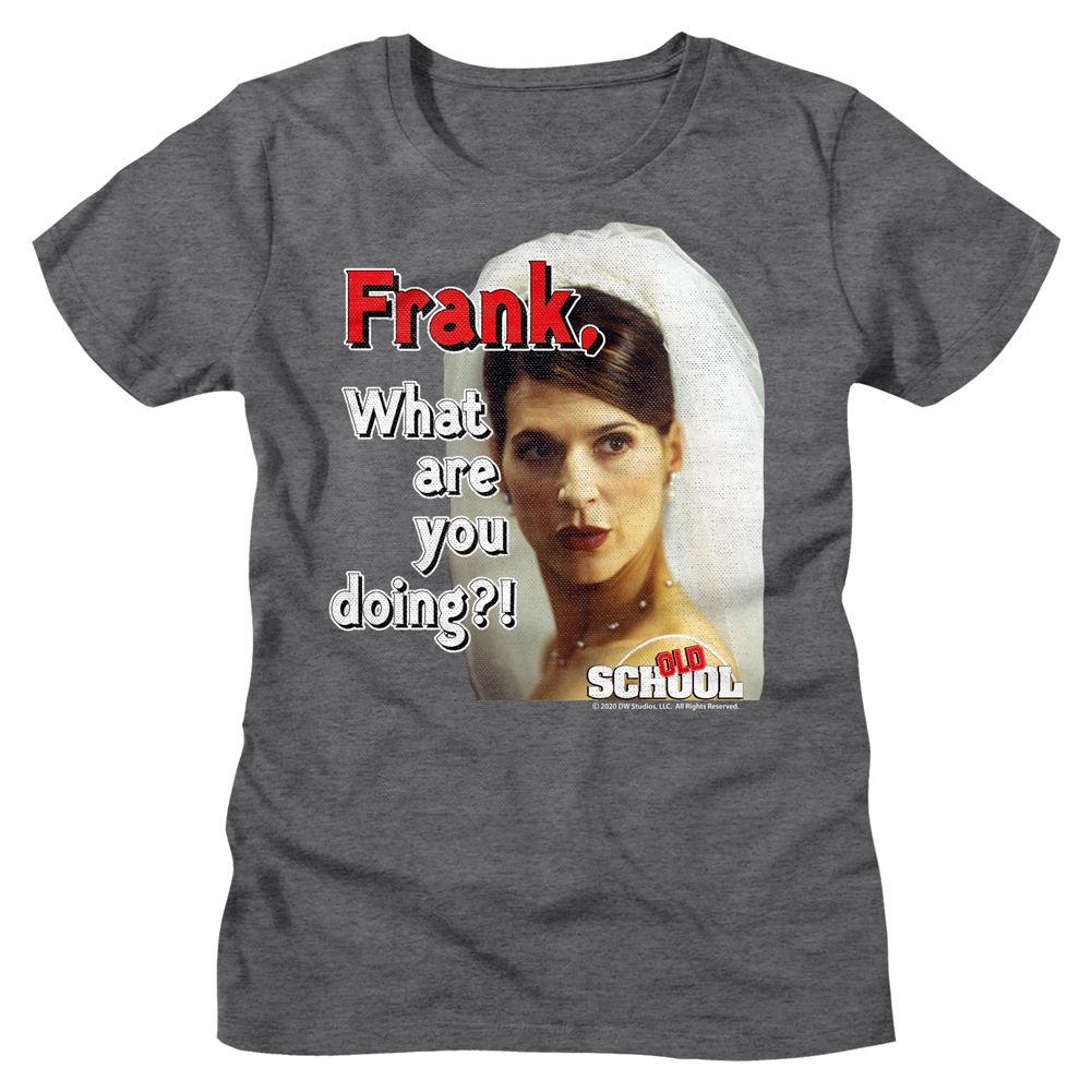 Old School Frank Heather Gray Women's T-Shirt