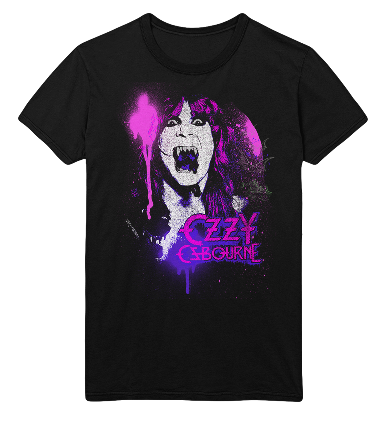 Wholesale Ozzy Osbourne Purple Screaming T-Shirt