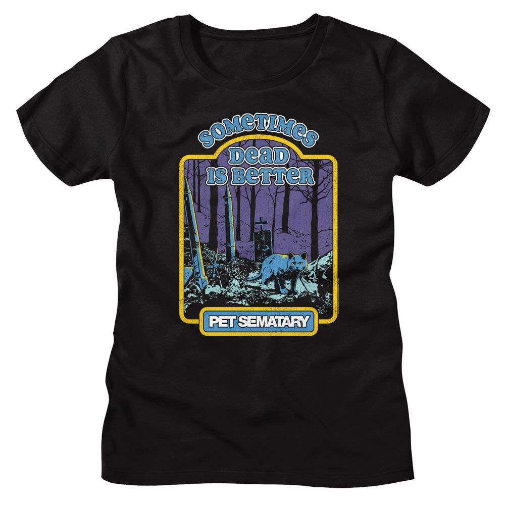 Pet Sematary Pet Sematary Storybook Sematary Black Women's T-Shirt