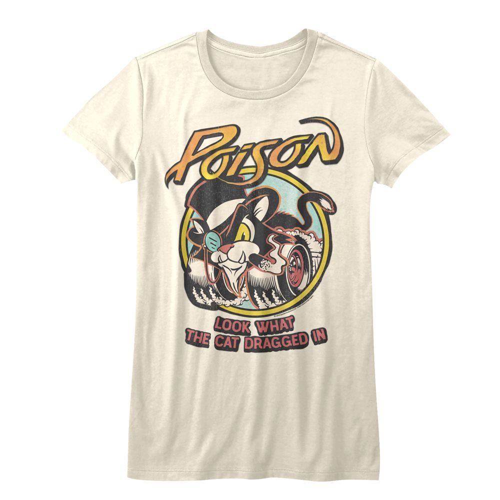 Poison Cat Vintage White Women's T-Shirt